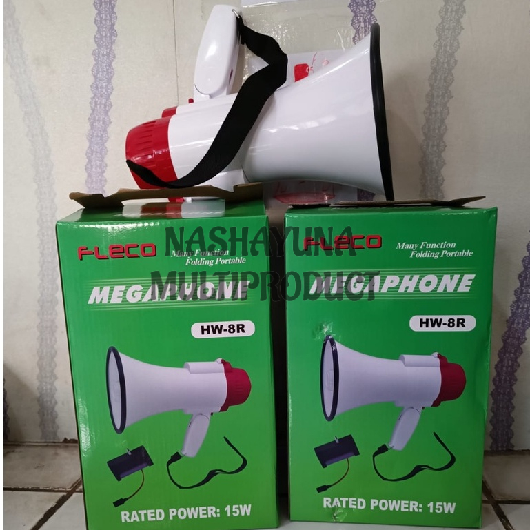 [BAYAR DI TEMPAT] MEGAPHONE/PENGERAS SUARA FLECO HW-8R DAN YC-130RU 3IN1 SPEAKER/MUSIC/RECORDING PLAY