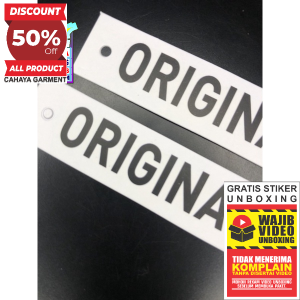 

ORIGINAL LABEL TAG HANGTAG PREMIUM CO 1X DI KIRIM 600PCS