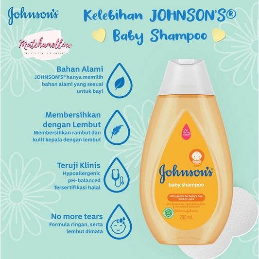 ❄️MATCHA❄️ JOHNSON'S BABY SHAMPOO &amp; CONDITIONER - SHAMPO KONIDISIONER BAYI BPOM