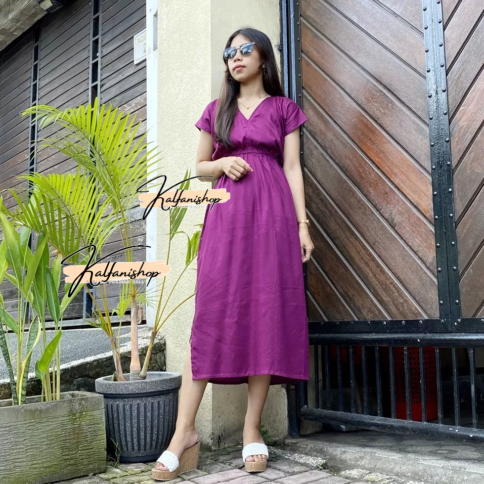 DASTER DRESS MANOHARA PANJANG BALI POLOS