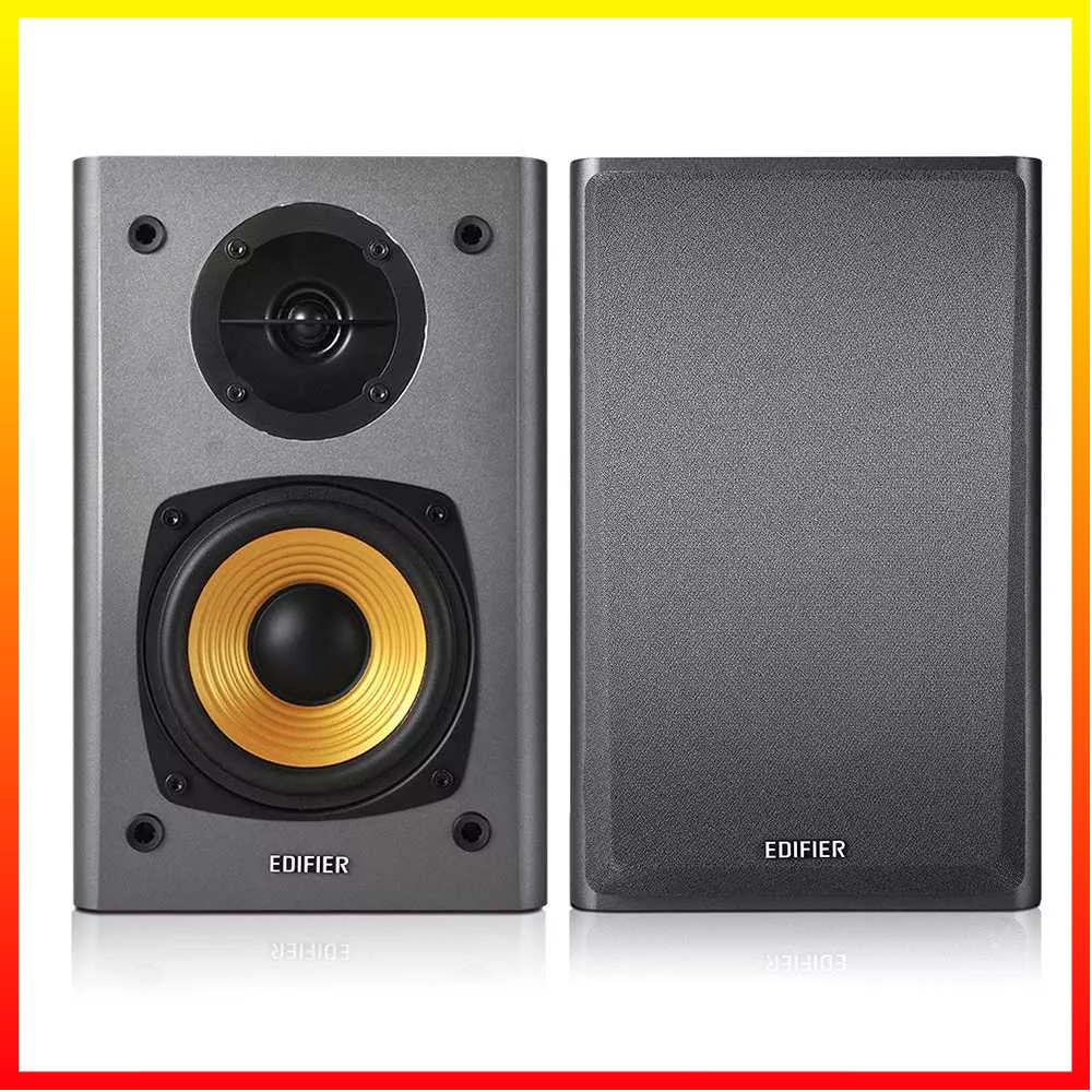 Audio Active Bookshelf Speaker Komputer Nirkabel System 2.0 24W RMS Edifier R1000T4 - I7SK2IBK