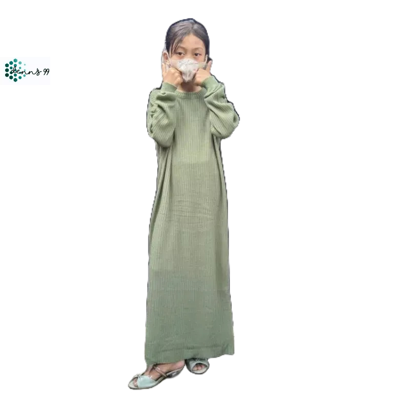 GAMIS RAJUT ANAK USIA  9 - 12 Th // GAMIS ANAK