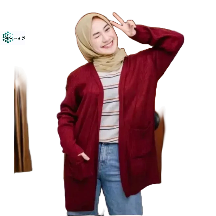 LONG CARDY RAJUT BELLE // CARDIGAN