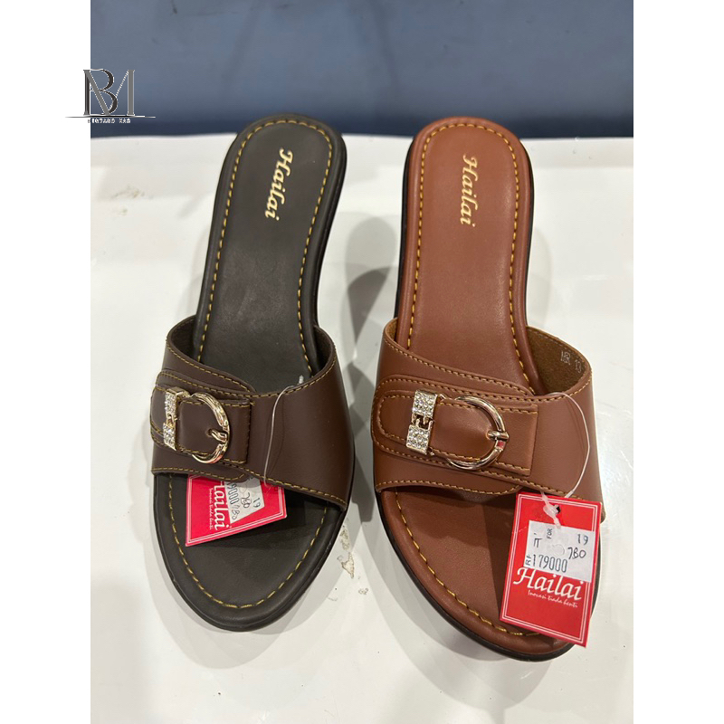 Sandal Wanita Hailai Wedges Heels 5cm [ORI 100%]