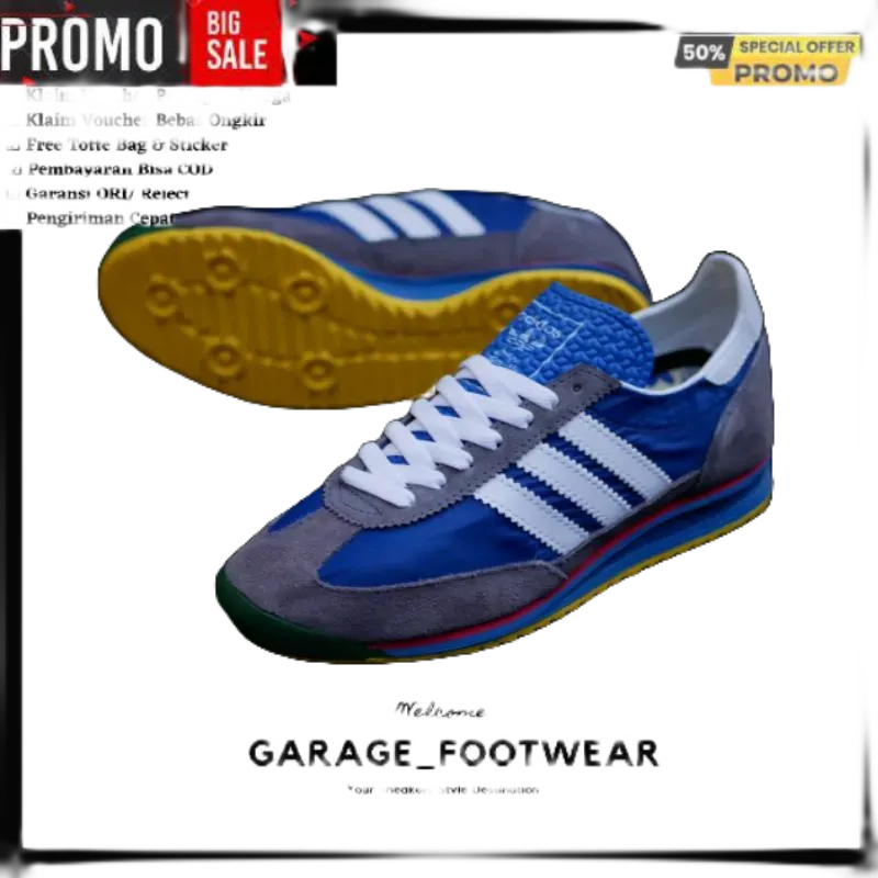 ADIDAS SL72 VINTAGE GREY BLUE WHITE ORIGINAL