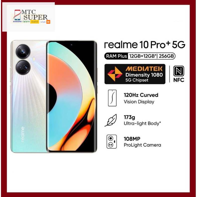 REALME 10 PRO+ 5G 8/128 | 12/256 GARANSI RESMI