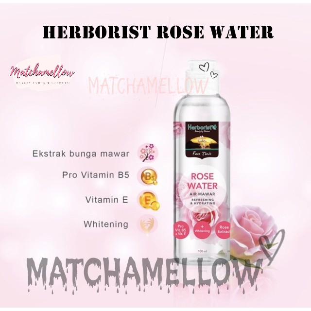 ❄️MATCHA❄️ HERBORIST ROSE WATER AND ROSE CLEANSING MILK 100ML
