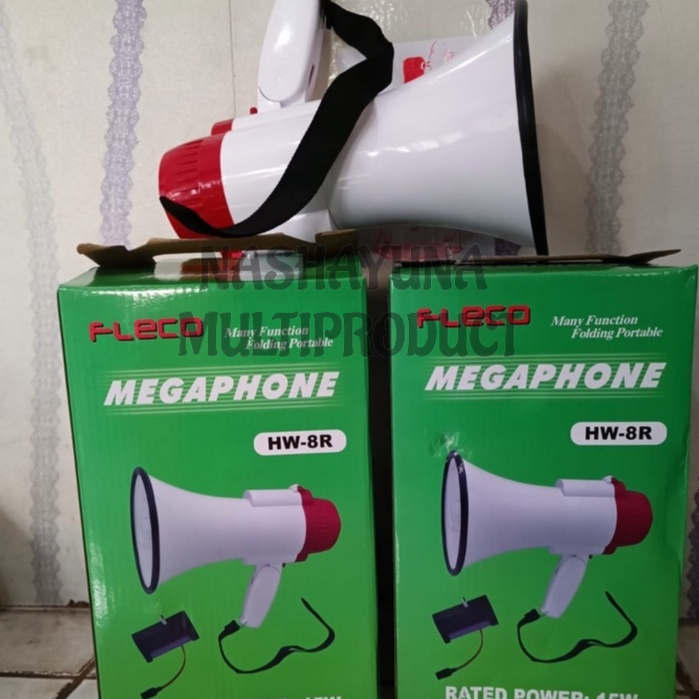 [PROMO] MEGAPHONE ORIGINAL FLECO HW-8R DAN YC-130RU MANY FUNCTION FOLDING MEGAPHONE