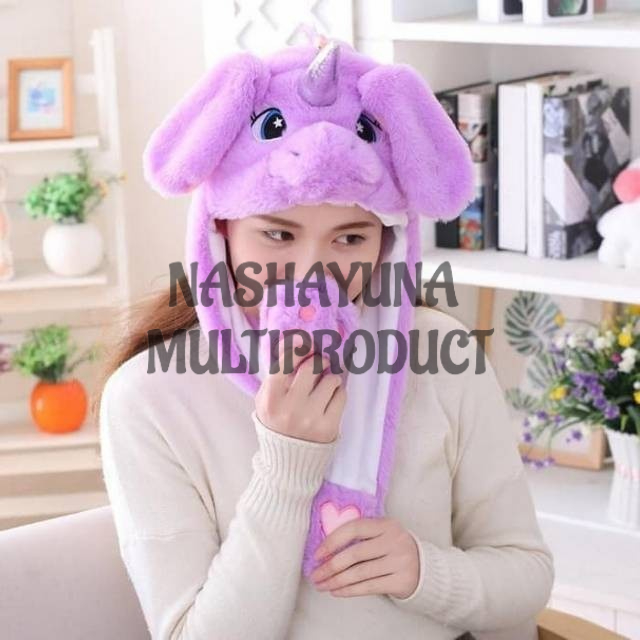 Promo Terbaru!!! Topi boneka bunny Hat cantik Karakter bunny dancing/Sesuai Stok