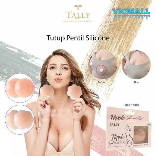 Image of VICMALL - BRA Nipple PAD Cover Self adhesive Nipple pad Silicone Pad Silicon Bra Penutup Puting Susu (SEPASANG) #0