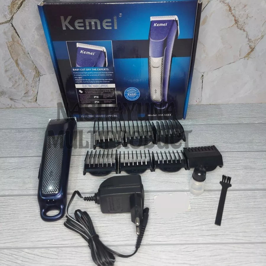 CUKUR RAMBUT KEMEI KM-5023 USB CHARGER PROPESIONAL CLIPPER