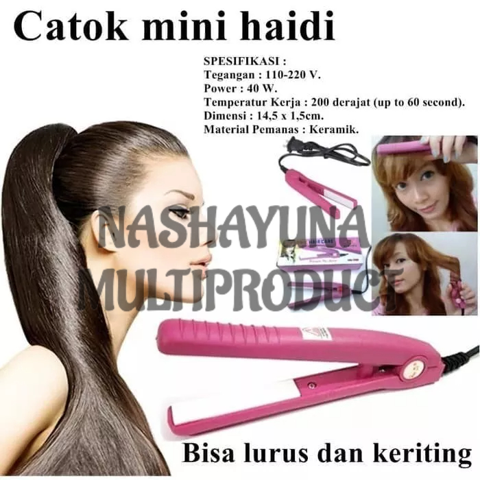 PROMO!!! CATOK RAMBUT MINI HAIDI HD-768 TOP SONIC HAIR CARE