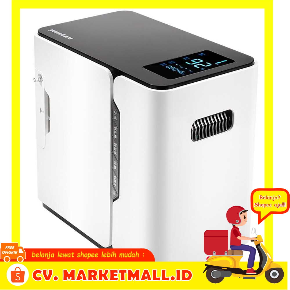 Mesin Oxygen Concentrator Teknologi Pressure Swing Adorption Inhalation Generator Machine Yuwell - 2SHR08WH