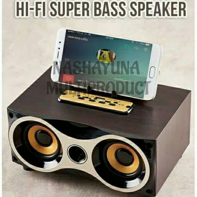 SPEAKER BLUETOOH MITSUYAMA MOTIF KAYU