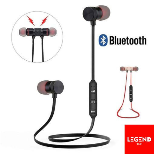 Headset Bluetooth Magnet Model Sport Termurah Headset Magnetik