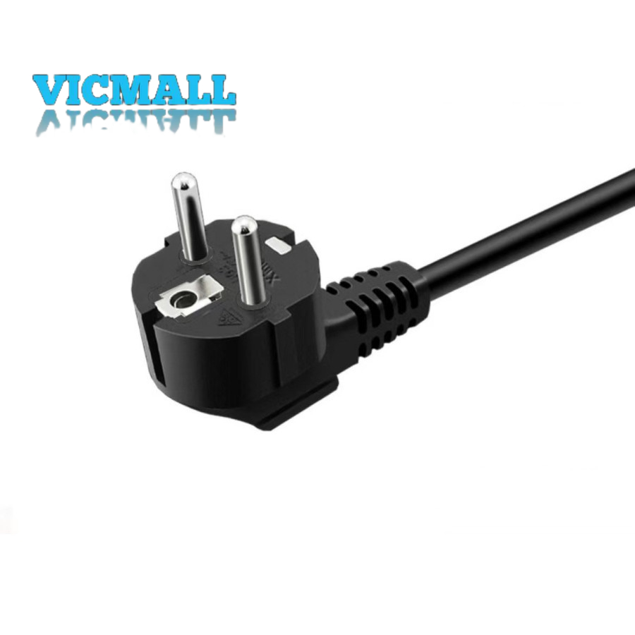 VICMALL - Kabel Power untuk pc komputer, LCD, atau lainnya. Kualitas standart biasa