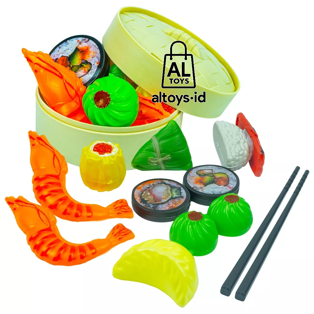 Mainan Dimsum Sushi Steamer Japanes Food Toys Masak Masakan Jepang Onigiri SS1589