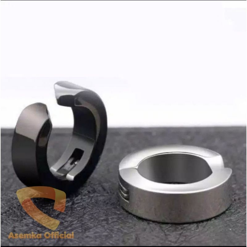 Anting titanium model jepit anti karat