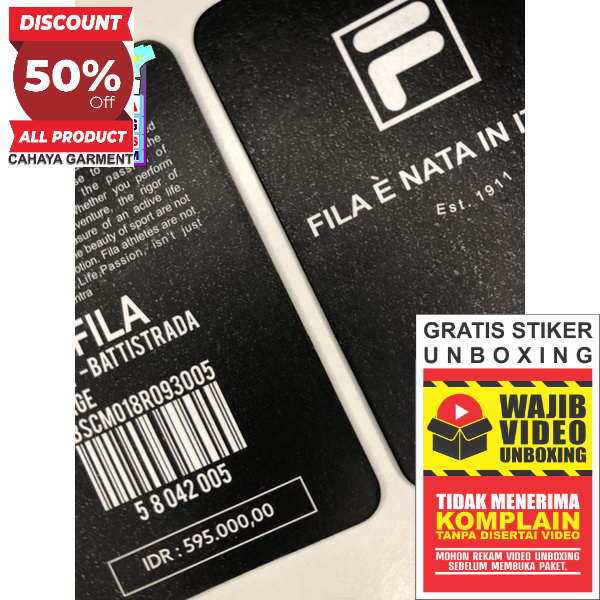 

FILA LABEL TAG HANGTAG SUPER PREMIUM CO 1X DI KIRIM 600PCS