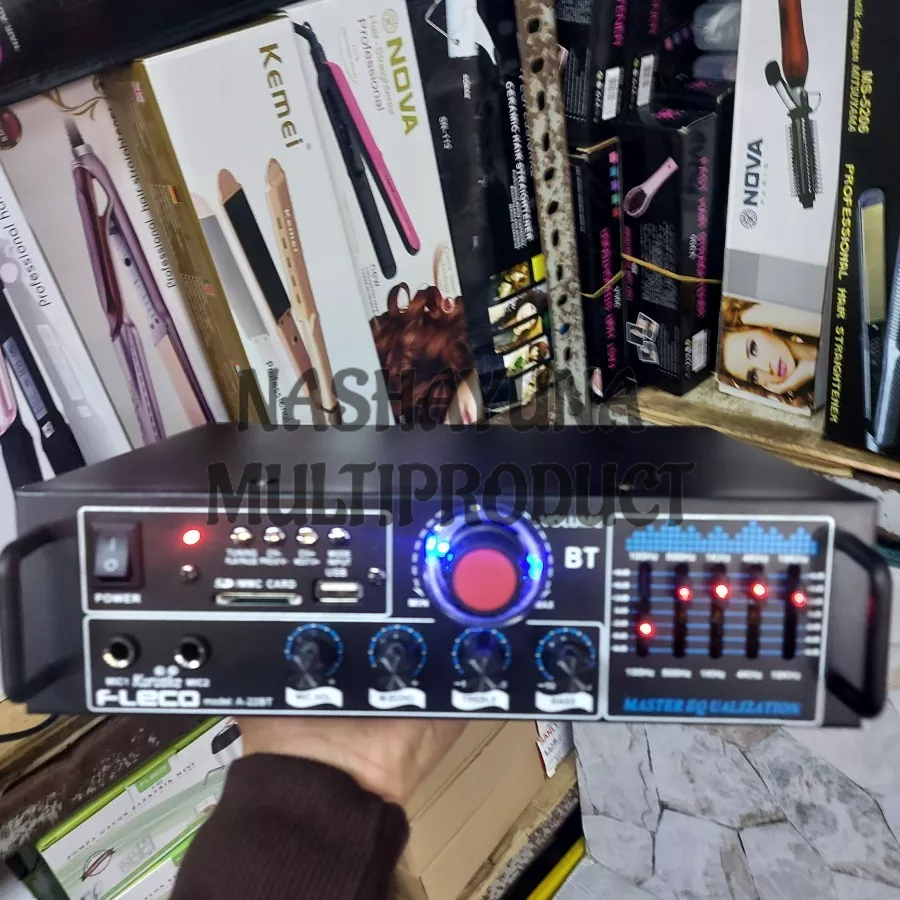 POWER AMPLIFIER DIGITAL FLECO A22BT AMPLI EQUALIZER BLUETOOTH
