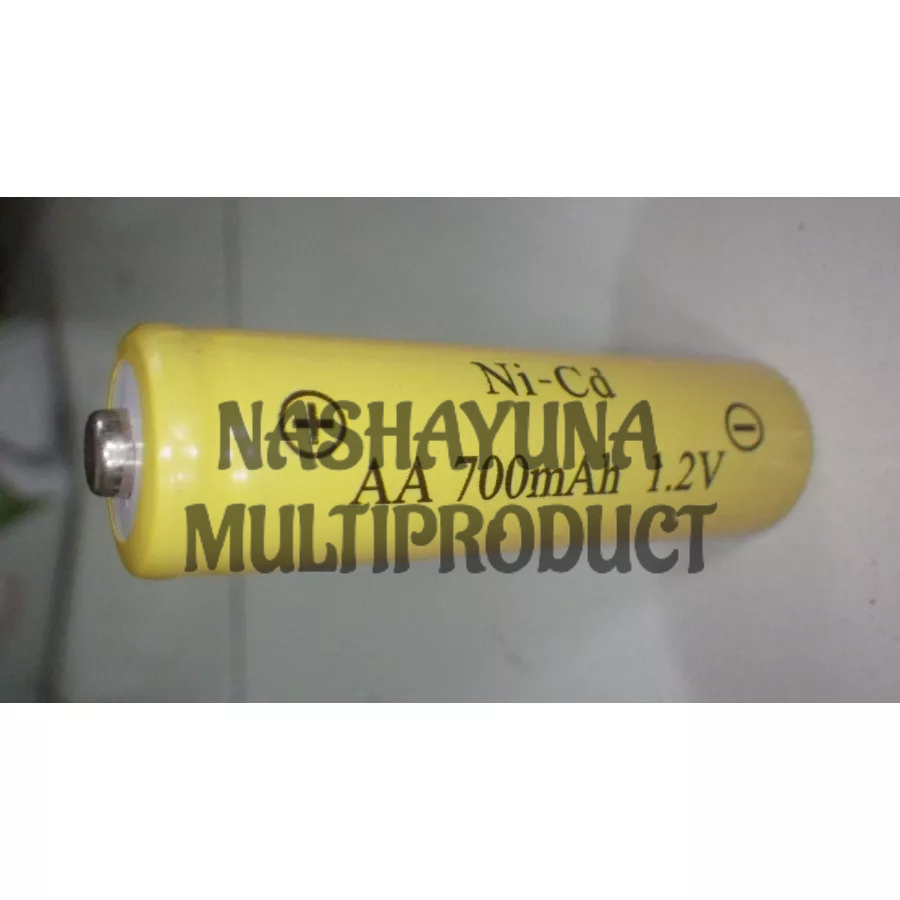 4 PCS BATERAI NI-CD AA 700 MAH 1.2V BATERAI KUNING