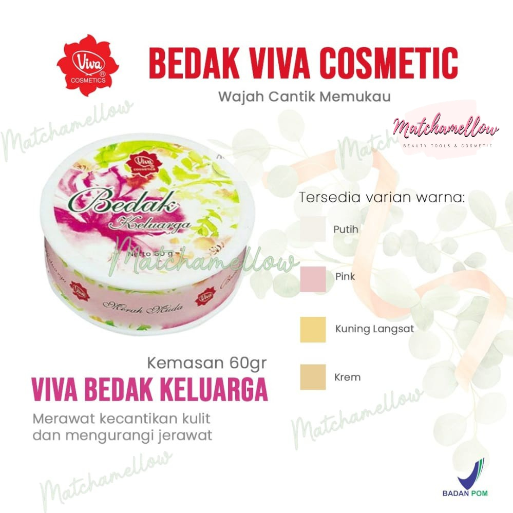 ❄️MATCHA❄️ VIVA BEDAK KELUARGA QUEEN SHIMMERING - VIVA LOOSE POWDER BPOM ORIGINAL