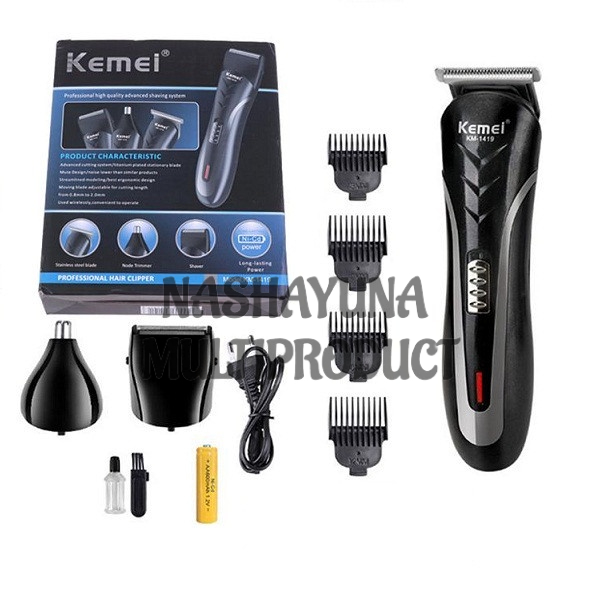 Alat Cukur Rambut Kumis Kemei KM-6558 Shaver hair trimmer clipper