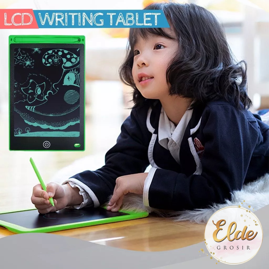 ELDE - Papan Tulis LCD Screen Writing Drawing Rabbit Tablet Edukasi 8.5 inch