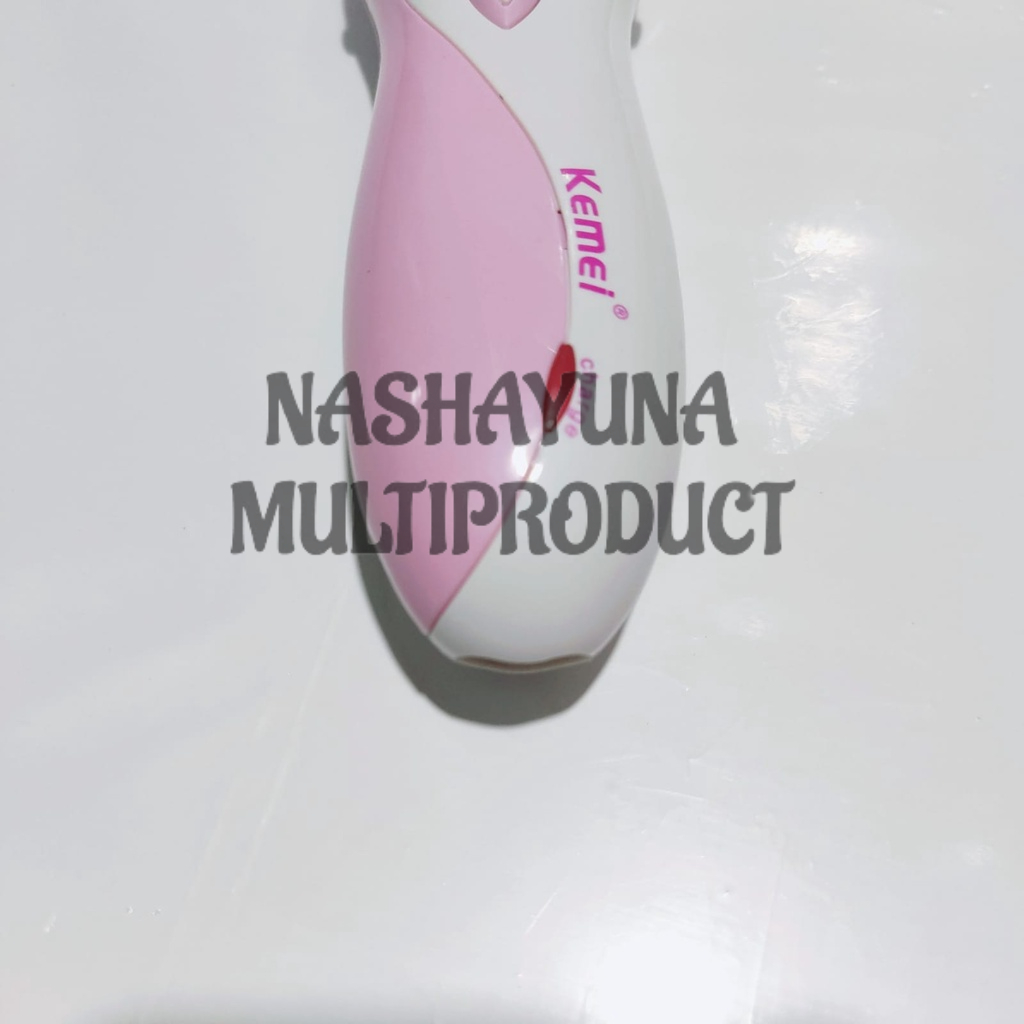 Alat Cukur Bulu Kemei KM-3018 Lady Shaver Woman Cukuran Wanita KM 3018