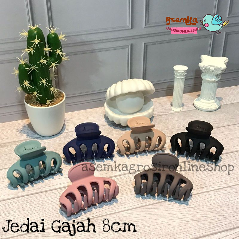 Jedai ORI Bangkok 3cm 5cm 8cm 11cm Cakar 5 Jepit Rambut Tebal Kualitas Premium