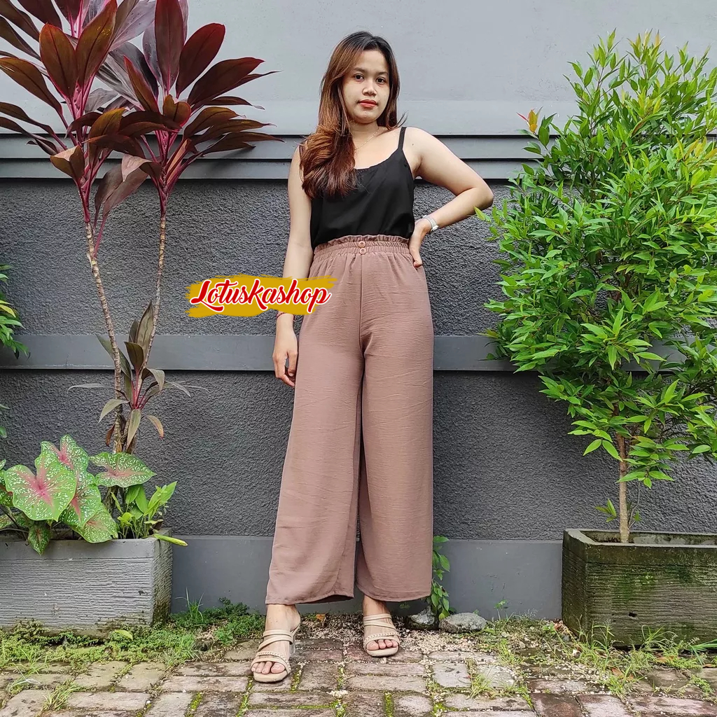 Celana Kulot Crincle Airflow Loose Pants