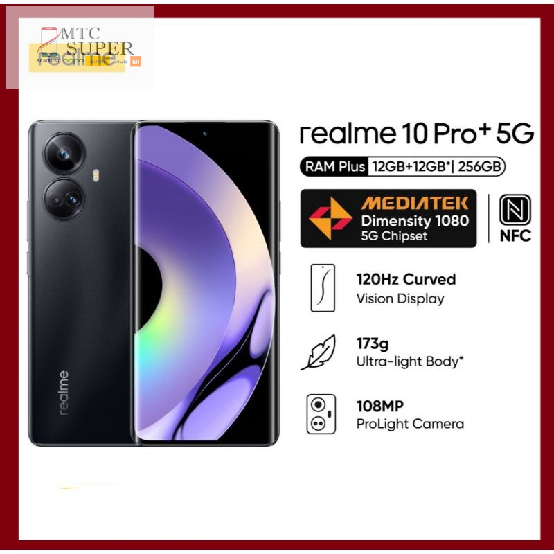 REALME 10 PRO+ 5G 8/128 | 12/256 GARANSI RESMI