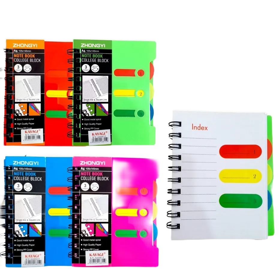

Notes Spiral/Buku Memo/Notebook Kayagi