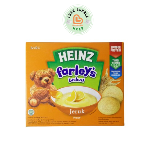 Heinz Farley's Biskuit Bayi 120gr | Heinz Farley Biskuit Farley Snack Bayi 120 gr Cemilan Bayi Camilan Anak