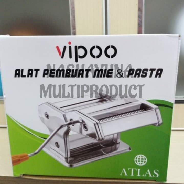 MESIN GILINGAN MIE DAN PASTA VIPOO V-150 AMPIA MAKER STAINLESS STEEL