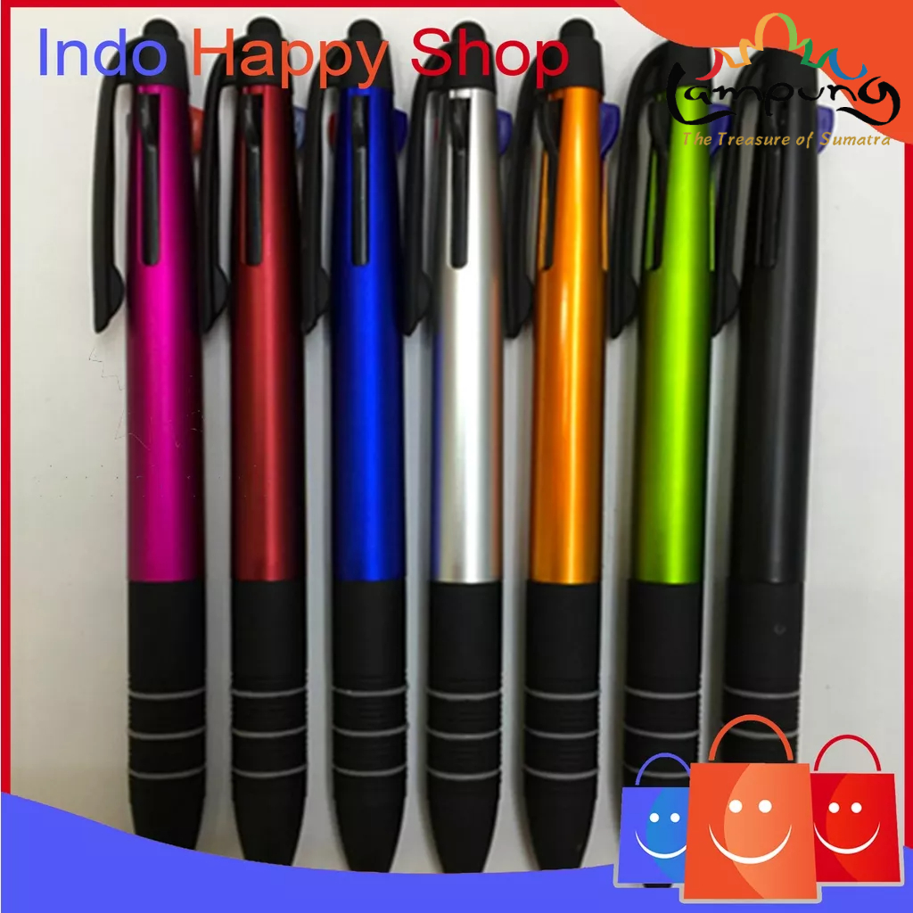 ⭐️𝐈𝐇𝐒 𝟓𝟗𝟐 𝐋𝐚𝐦𝐩𝐮𝐧𝐠⭐️Pulpen 3 Warna Pulpen 3 in 1 Three Color Ballpoint Pen