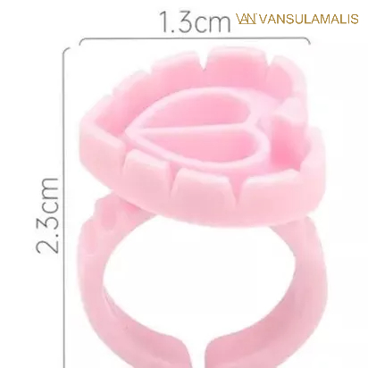 100PCS RING V EYELASH / RING RUSSIAN EYELASH / RING LEM EYELASH CABANG VOLUME (100 PCS)