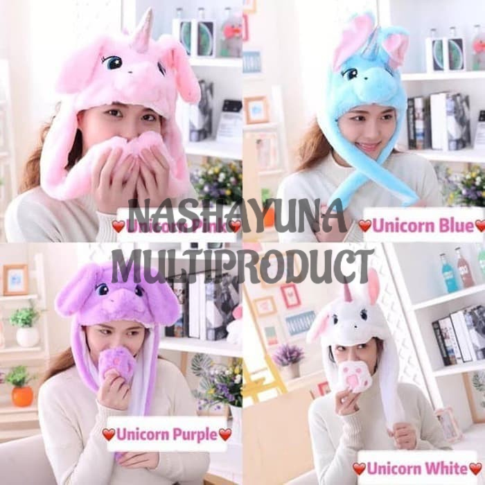 Promo Terbaru!!! Topi boneka bunny Hat cantik Karakter bunny dancing/Sesuai Stok