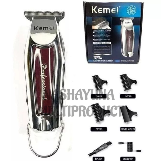 CUKUR RAMBUT KEMEI KM-9163 HAIR CLIPPER TRIMMER ALAT CUKUR PRAKTIS