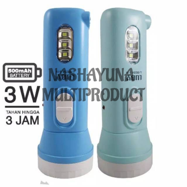 New promo!!!Senter Darurat Luby L-8925A 3watt Batrai awet dan Tahan Lama