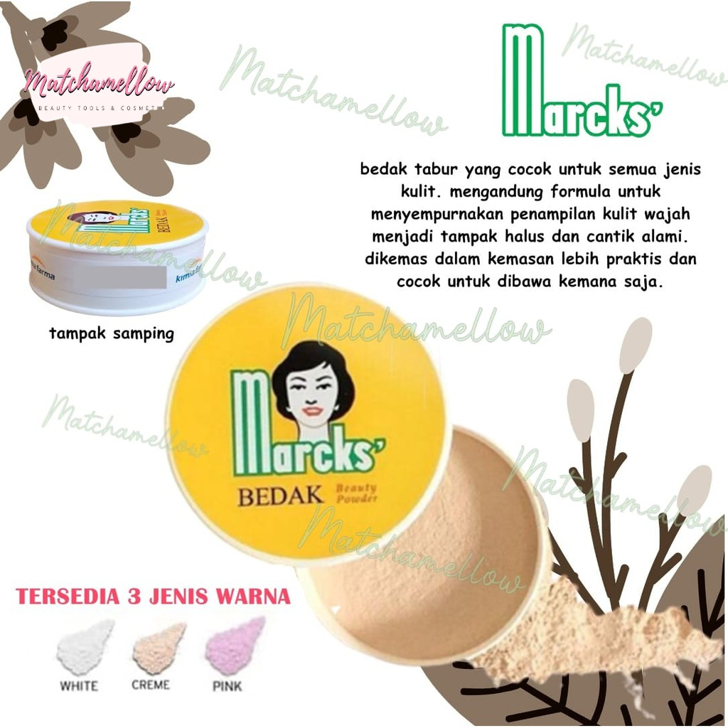 ❄️MATCHA❄️ BEDAK MARCKS / MARCKS BEDAK TABUR BEAUTY POWDER ORIGINAL