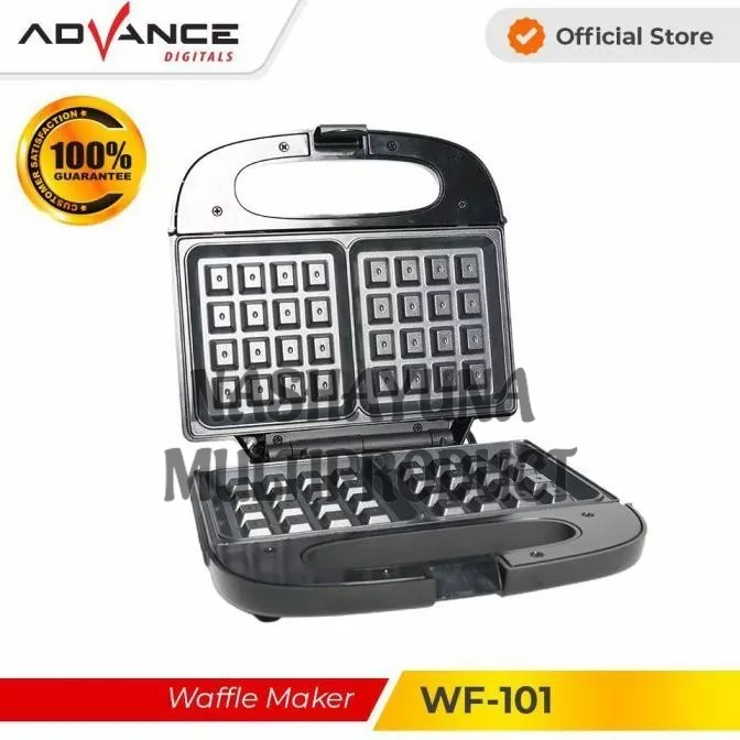 ADVANCE WAFFLE MAKER PEMANGGANG ROTI WAFFLE 2 LAPIS WF-101 GARANSI RESMI