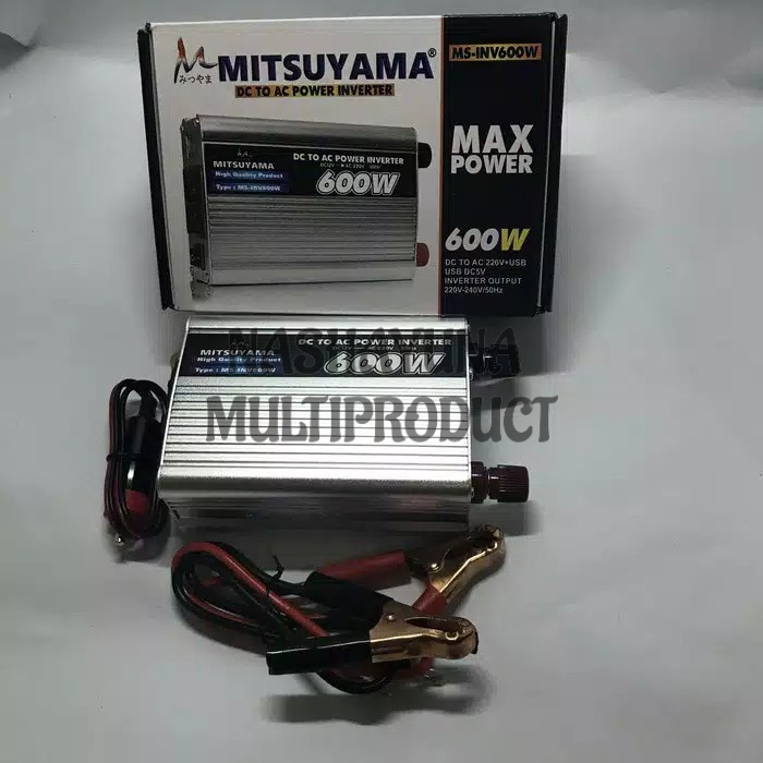 Bisa COD!!!Power Inverter Mitsuyama MS-INV600W DC 12V Berkualitas