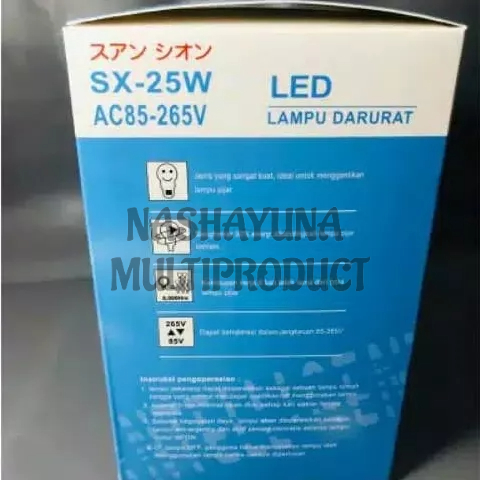 Promo Terbaru!!! Bohlam Lampu Emergency Led SX-25w, Sentuh Nyala Lampu Darurat Otomatis Menyala Saat Mati Lampu /1 Pcs Berkualitas