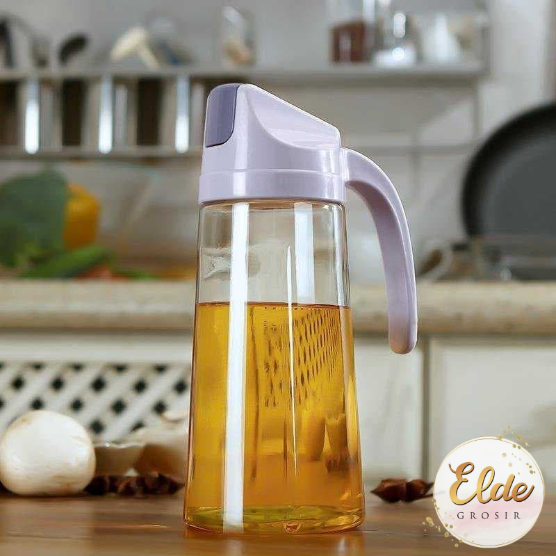 ELDE - Botol Minyak Sayur Serbaguna / Tempat Minyak Goreng Kaca / Botol Minyak Goreng Kaca