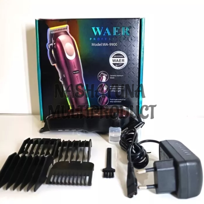 MESIN CUKUR/ALAT CUKUR RAMBUT WAER WA-9900 HAIR CLIPPER CAS ARGE PROFESIONAL