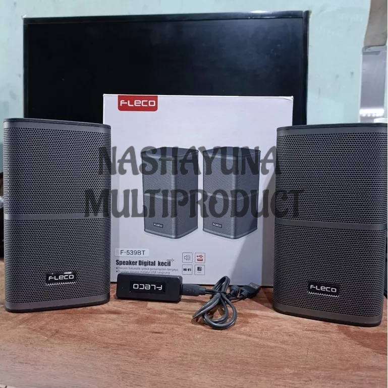 SPEAKER DIGITAL BLUETOOTH FLECO F-539BT SPEAKER KOMPUTER/HP/TV USB POWER