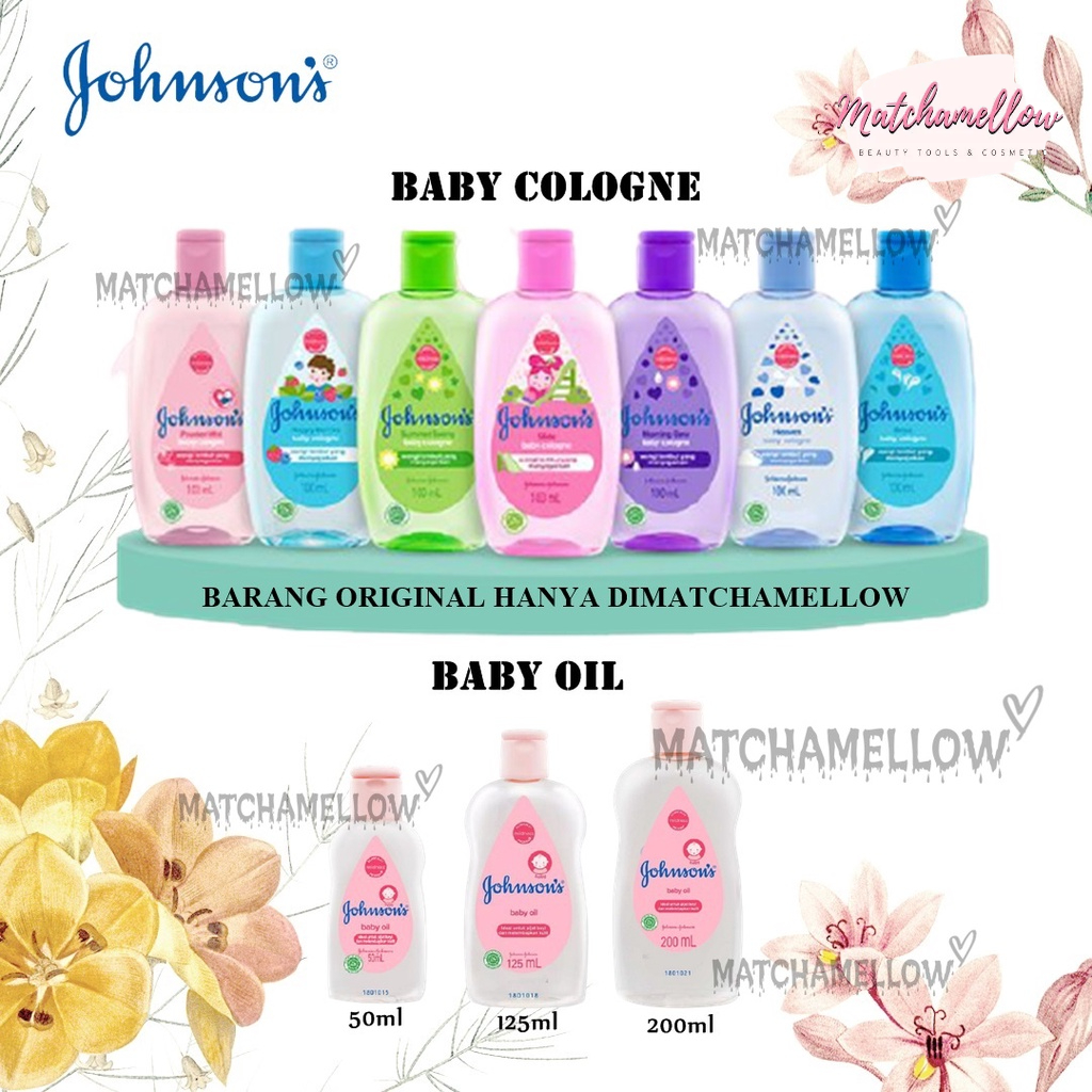 ❄️MATCHA❄️ JOHNSON'S BABY COLOGNE CREAM OIL - COLOGNE CREAM MINYAK BAYI BPOM