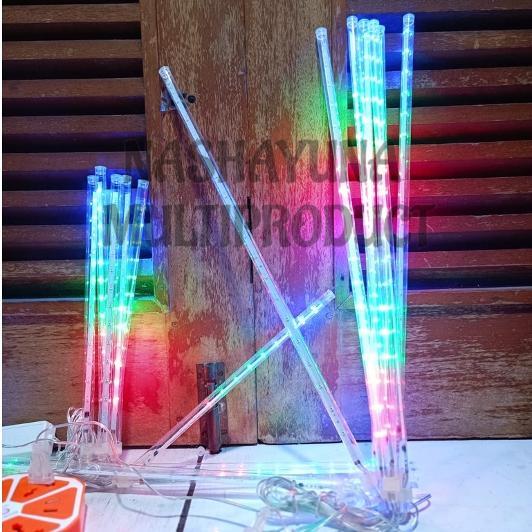 [BAYAR DI TEMPAT] LAMPU HIAS LED/LAMPU HUJAN MITSUYAMA MS- 359/360 LAMPU HIAS MULTI WARNA BISA DI ATUR