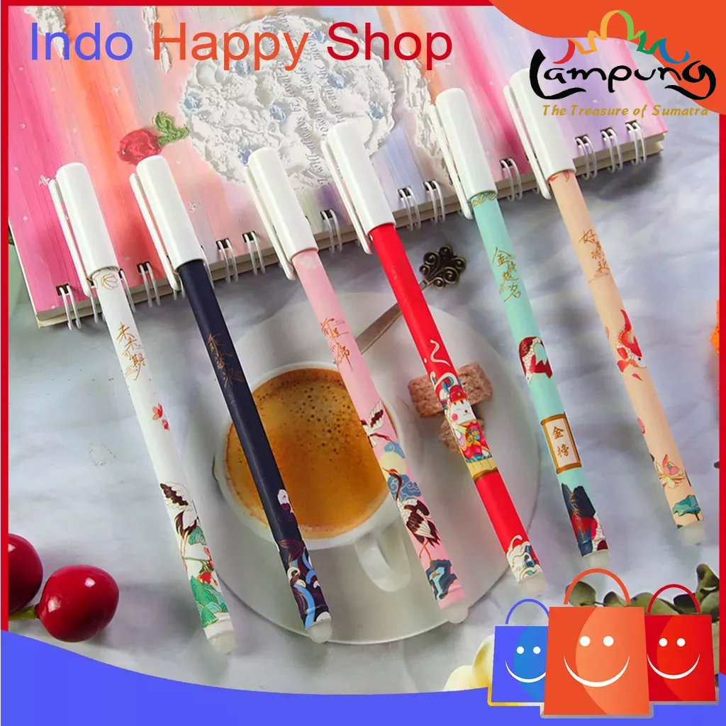 ⭐️𝐈𝐇𝐒 𝟗𝟔𝟏 𝐋𝐚𝐦𝐩𝐮𝐧𝐠⭐️Pulpen Bisa Di Hapus Erasable Pen Karakter Viral Pena Magic